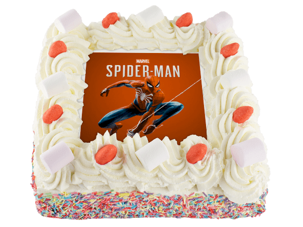Spiderman taart
